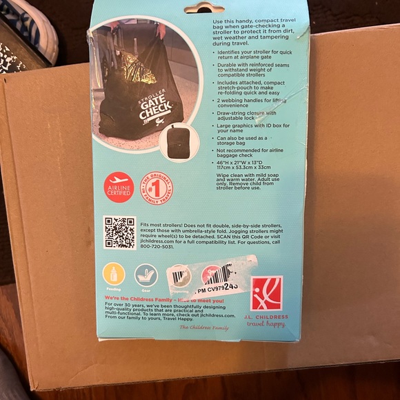 J.L. Childress Gate Check Bag for Single & Double Strollers for Airplane🛬NWT🏷️ - Picture 2 of 11